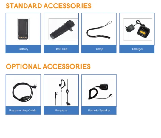 BF-TD516LF DMR Walkie Talkie Accessories