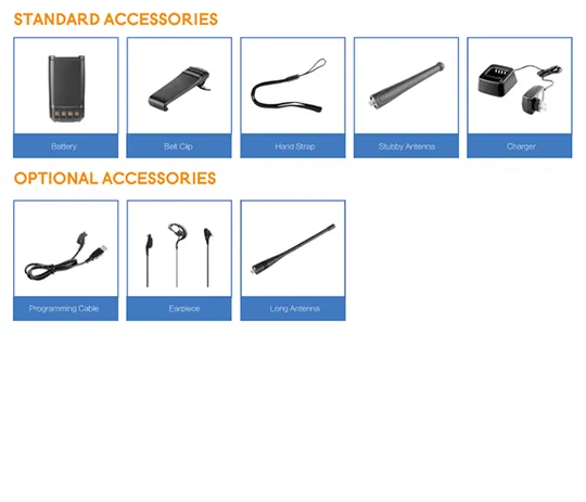 BF-TD872 DMR Accessories
