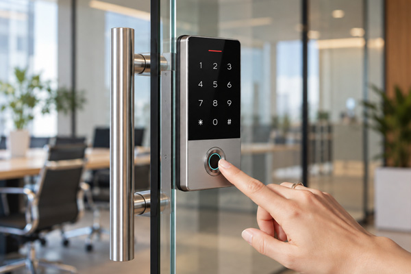 smart-lock-in-glass-door